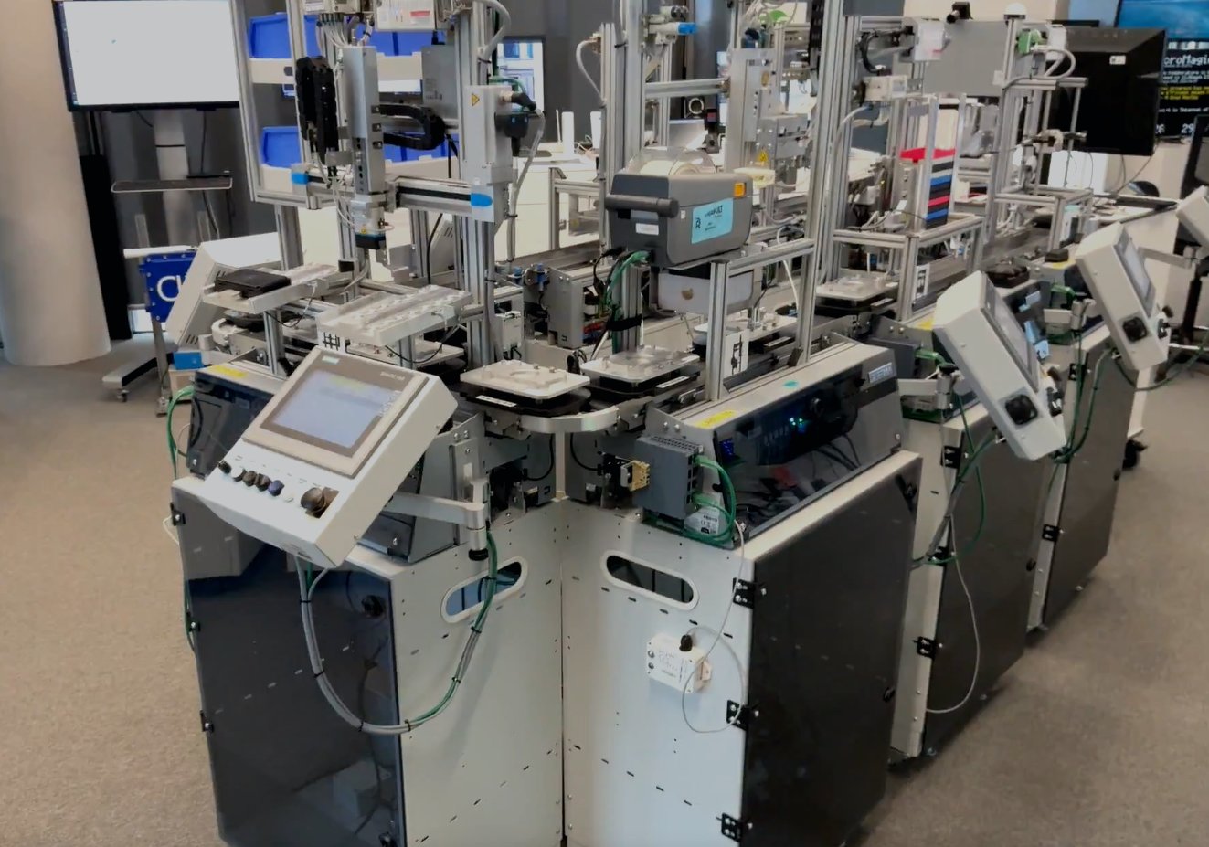 Festo manufacturing production line