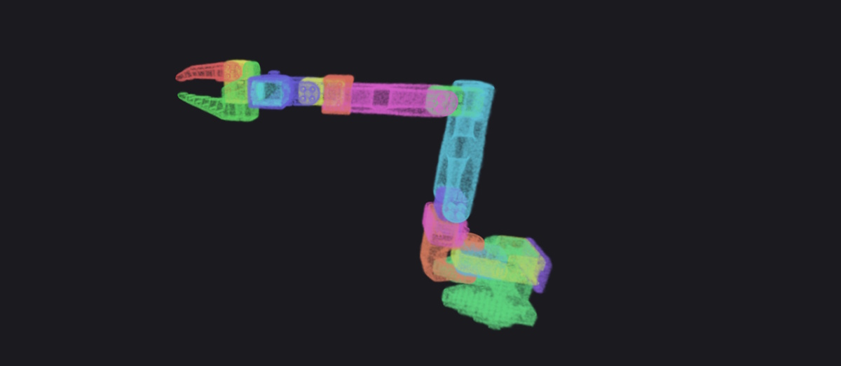 SO-101 arm Gaussian splat